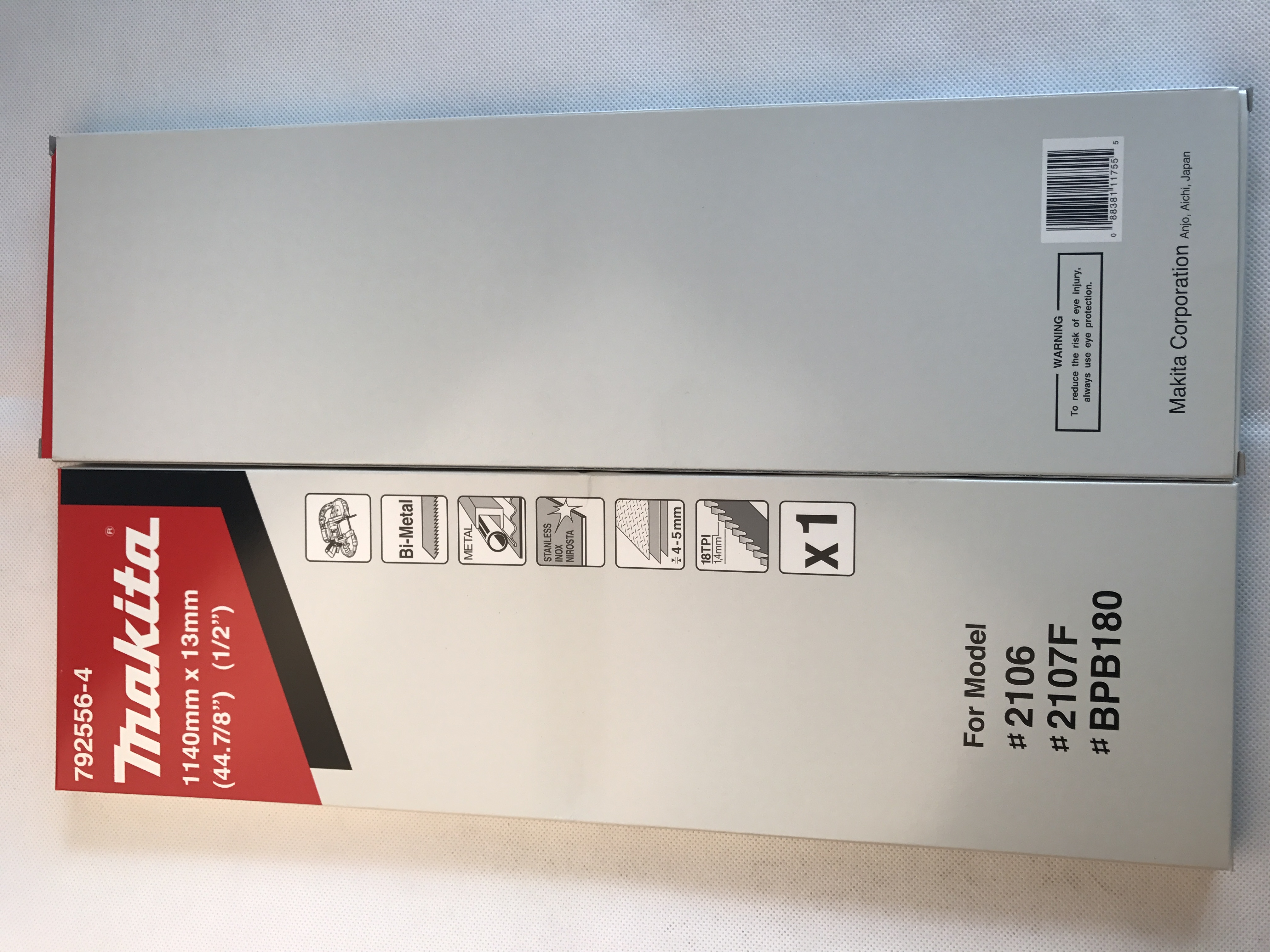 Makita pasta with saws 2106 2107FK original fit 18 teeth double metal with saw strip 792556-4 one fit