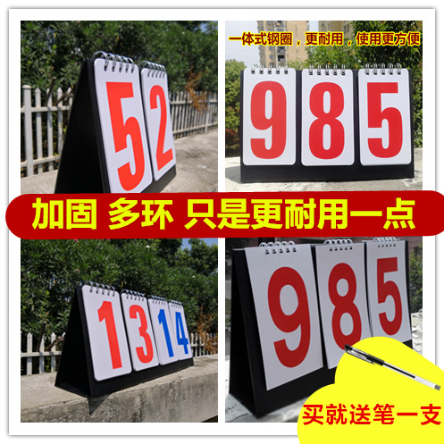 Answerer Scoreboard 3 Digit Scoreboard 3-digit Scoreboard 3-digit Match Flip Card 3-digit Number Table