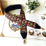 Этнические бретели, сумка на одно плечо, сумка через плечо, плетеный аксессуар для сумки, модные универсальные подтяжки, этнический стиль, с вышивкой