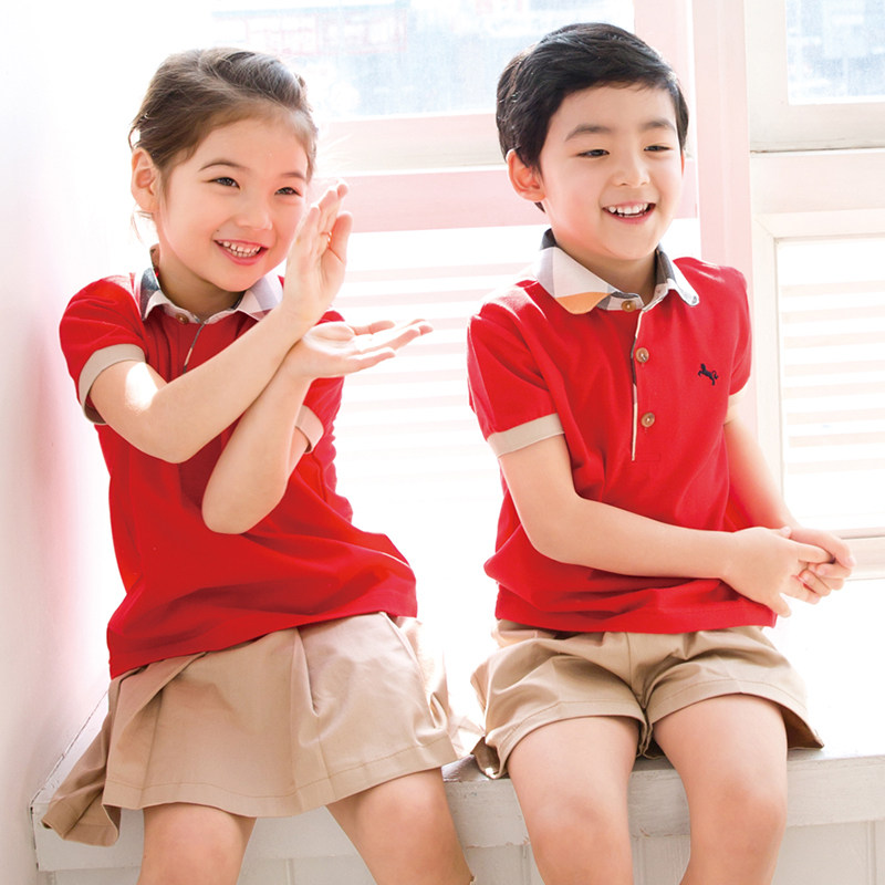 Kindergarten Landscaped Summer Clothing for boys and girls Children's class Primary school Children's school uniforms Summer pants sportswear