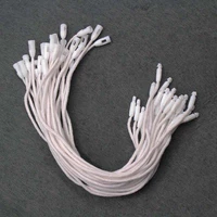 100 белых ремней для пуль (1 связка)