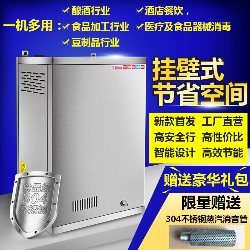 Steam Generator Gas Gas Energy Saving Boiler Commercial Wine Making Tofu Cooking Berries Steamed Buns Steamed Buns Bread Wines