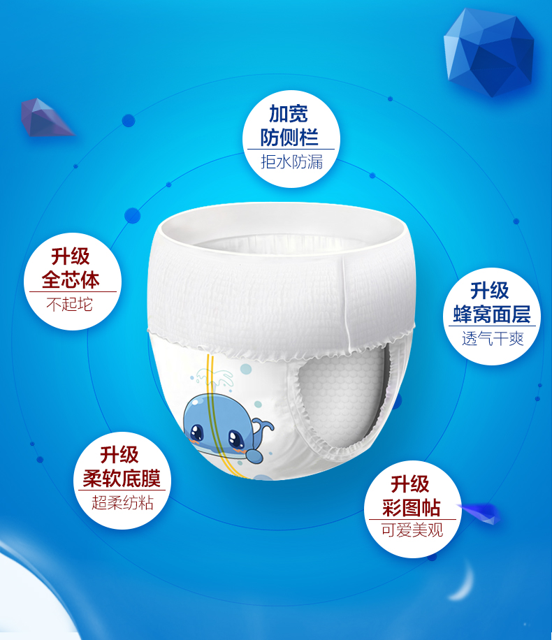 Home Depot quần pull-up XL bé cotton siêu mỏng mềm thoáng khí tã tã XL21 không tã bỉm yubest gold nội địa trung size m