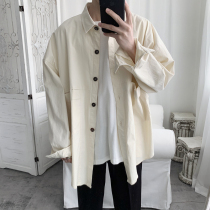 Mr. Autumn new dark vintage jacket jacket men Korean trend loose casual simple top