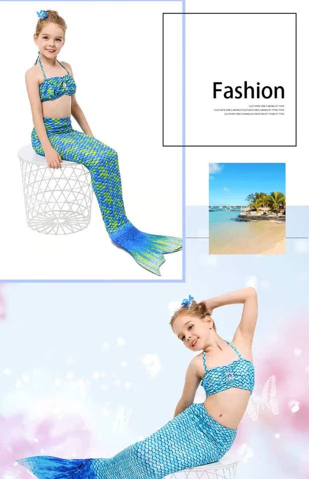 Spa Đầm công chúa Màu Đầm Công chúa Đứa con gái Quần áo Nàng tiên cá Xiêm Trẻ em Học sinh Áo tắm Bãi biển - Đồ bơi trẻ em váy trẻ em