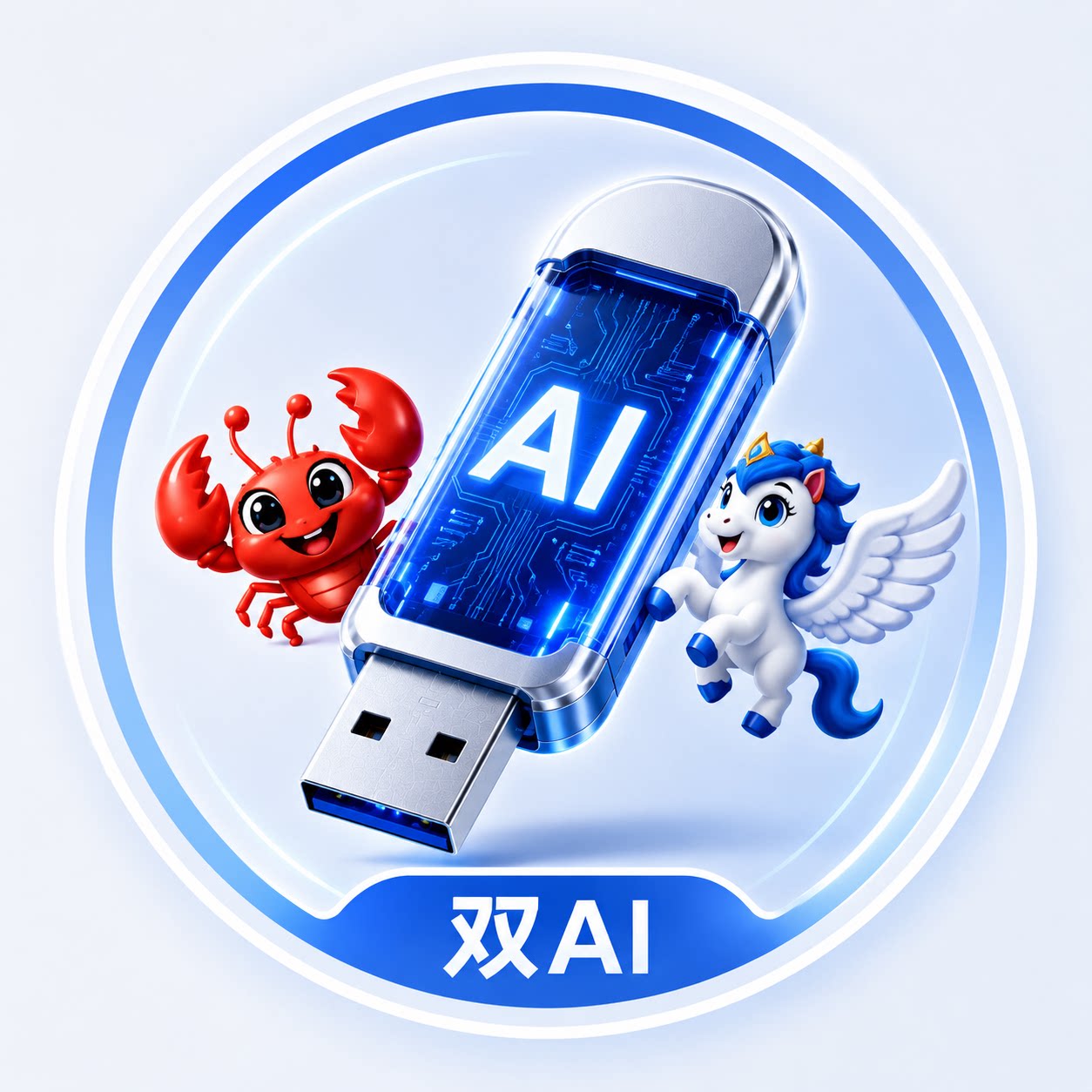 openclaw小龙虾AI智能服务店的LOGO