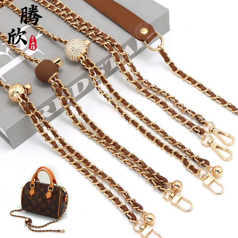 Adjustable Chanel-Style Bag Strap for Women, Chain Phone Case Lanyard, Crossbody Shoulder Strap, Extended Bag Strap, Bag Accessories Adjustable Chanel-Style Bag Strap for Women, Chain Phone Case Lanyard, Crossbody Shoulder Strap, Extended Bag Strap, Bag Accessories