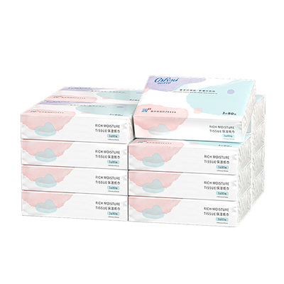 可心柔新生儿专用抽纸80抽16包