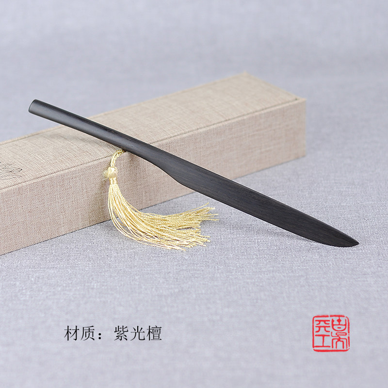包邮欧式复古红木开信刀：拆信也能变成艺术品🎨 -拆信刀-淘宝百科网