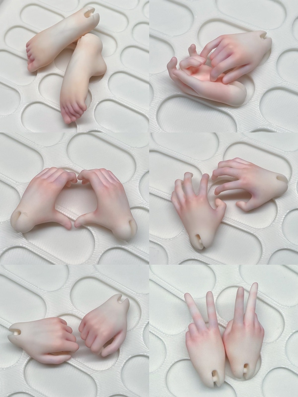 [in Stock] Large Four-Quarter Size Sleeping Rabbit Hand Puppet, Hand-Shaped, Shipped Within 7 Working Days