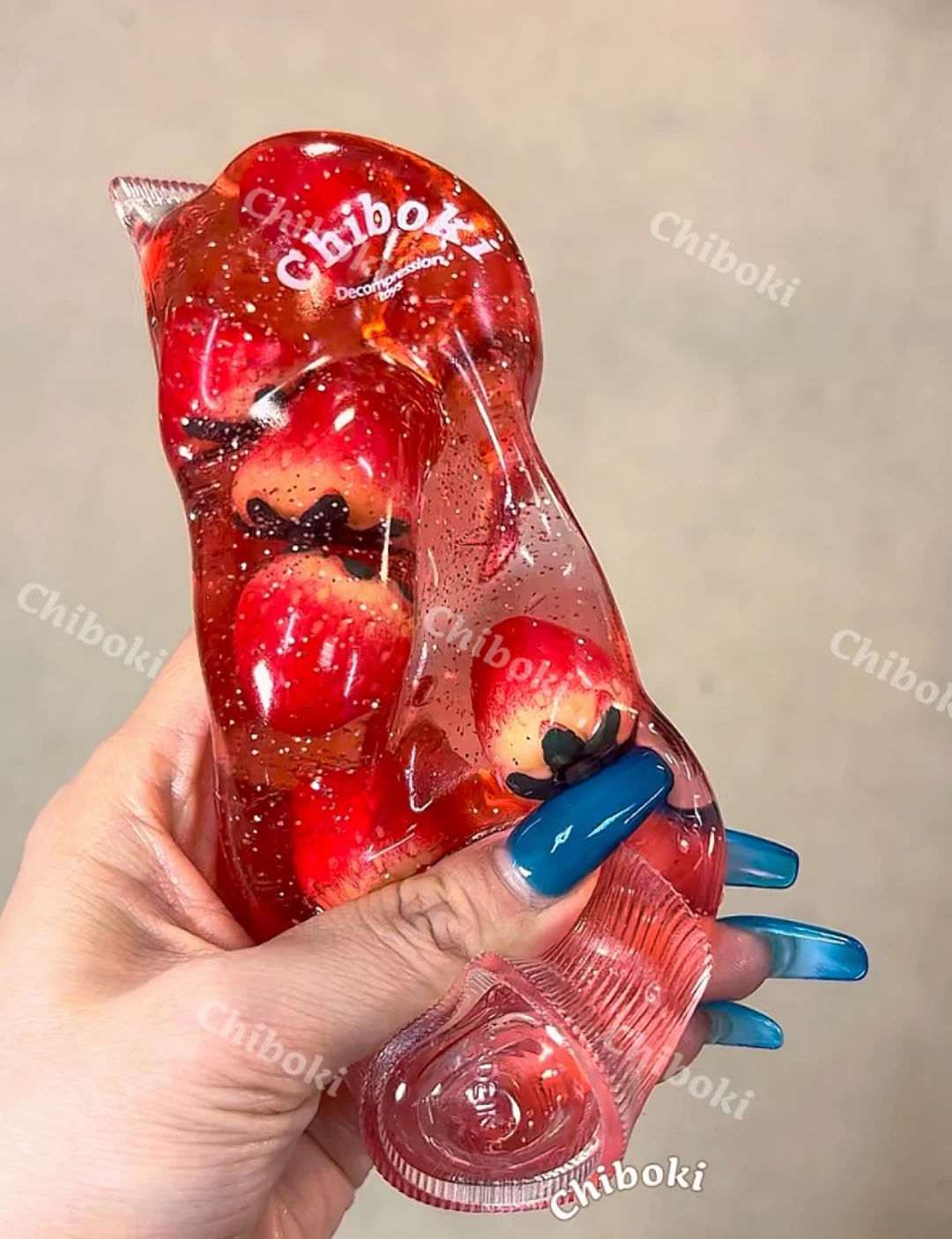Сквиши-тюбик Chiboki «джем», тонкая оболочка, мягкая для мятья