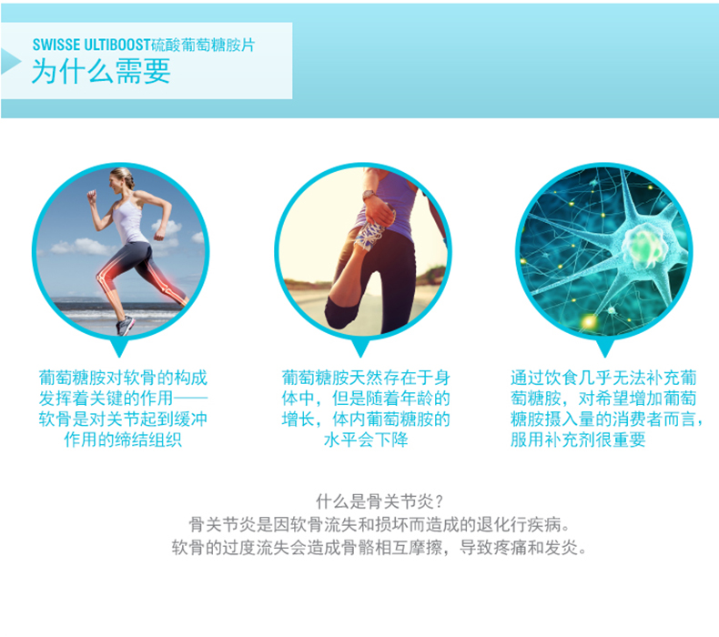 澳洲进口 swisse维骨力 硫酸氨基葡萄糖 软骨素 关节灵片 超级食品 第4张 澳洲进口 swisse维骨力 硫酸氨基葡萄糖 软骨素 关节灵片 超级食品 第4张