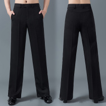 Latin dance pants for men adult ballroom dance practice pants square dance performance competition pants mens modern dance practice pants