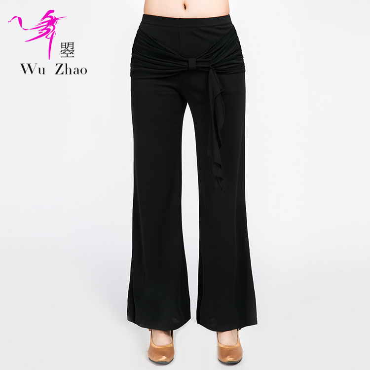 Adult Female Modern Dance Pants Fashionable Latin National Standard Dance Practice Pants