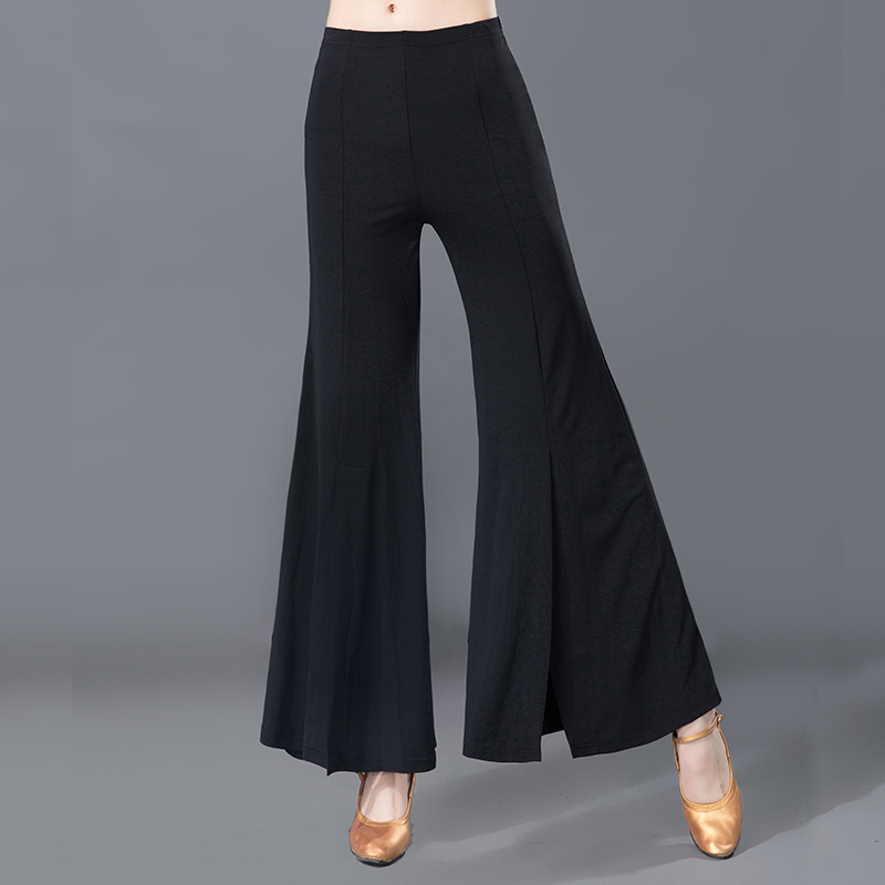 Adult Female Modern Dance Broad-legged Bell Pants with Latin National Standard Square Dance Pants