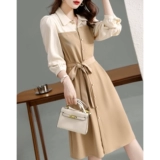 Брендовый осенний комплект, платье