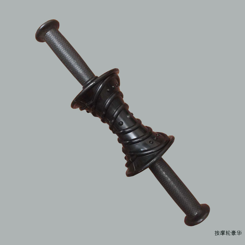 Fitness equipment leg massage wheel household leg grinding lever elderly full body meridian massage stick wolf tooth roller handheld