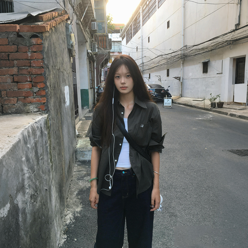 Early Autumn Casual Loose Fit Old Money Style Linen Sun Protection Shirt Jacket Women's 2026 New Top Women's Clothing Early Autumn Casual Loose Fit Old Money Style Linen Sun Protection Shirt Jacket Women's 2026 New Top Women's Clothing