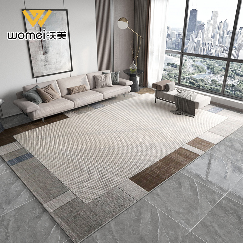 Living room carpet abstract luxury modern minimal tea carpet cube cube cloakroom sofa bedroom carpet mat