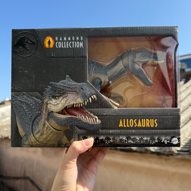Mattel Jurassic World Hammond Large Collection Series Allosaurus Collectible Model Dinosaur Toy Jcg13