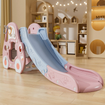 Childrens slide indoor household small baby slide folding multi-functional lengthening and heightening small combination toy