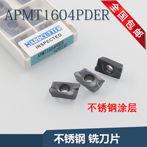 APMT1135PDER APMT1604PDER Stainless steel face milling blade Steel CNC milling cutter