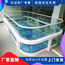 Baby childrens swimming pool mother and baby shop baby swimming pool transparent tempered glass large swimming pool equipment bath tub