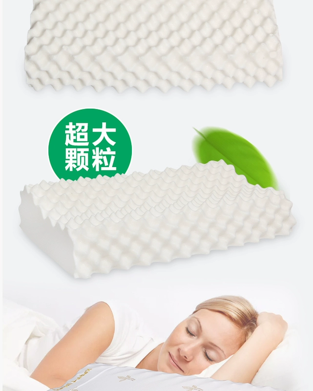 Royallatex Hoàng gia Thái Lan cao su thiên nhiên gối cổ tử cung Gối mức của các hạt massage nhập khẩu - Gối