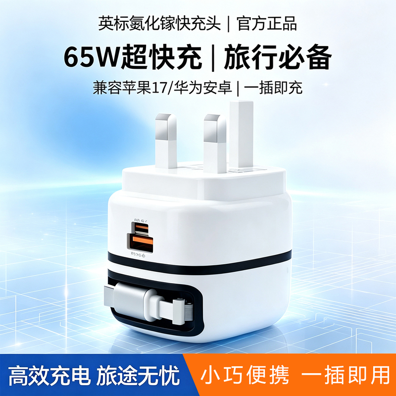 65W Charging Head with Retractable Cable, Usb-C Interface, Pd Fast Charging Head, Multi-Port Fast Charging Phone Charger, Suitable for Apple 17 Charging Plug, Huawei Android Tablet Travel Charger 65W Charging Head with Retractable Cable, Usb-C Interface, Pd Fast Charging Head, Multi-Port Fast Charging Phone Charger, Suitable for Apple 17 Charging Plug, Huawei Android Tablet Travel Charger
