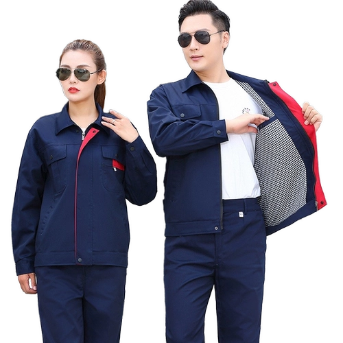 Демисезонный лонгслив, износостойкий хлопковый комплект для работы, делается под заказ