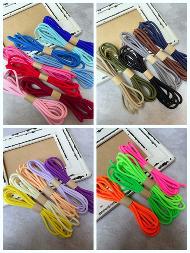 Импортная мягкая эластичная базовая резинка ручной работы, в корейском стиле, 3mm