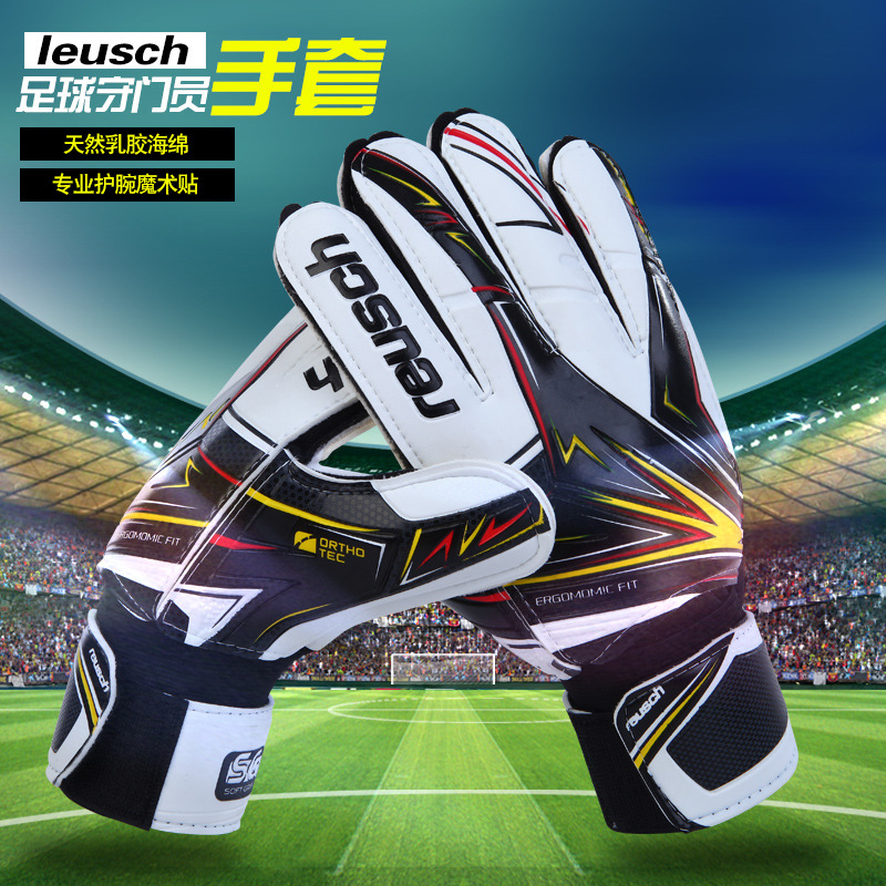 Goalkeeper Gloves Adult Latex Non-slip Gloves Children Goalkeeper Gloves Goalkeeper Thickened Gloves