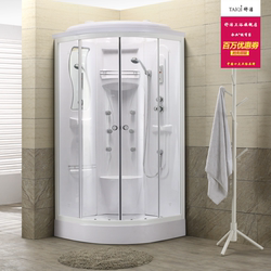 Shower room integral arc fan-shaped bathroom For Home simple bathroom glass shower shower room bathroom