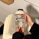 Пластиковая трубочка, высококачественный портативный летний стакан со стаканом