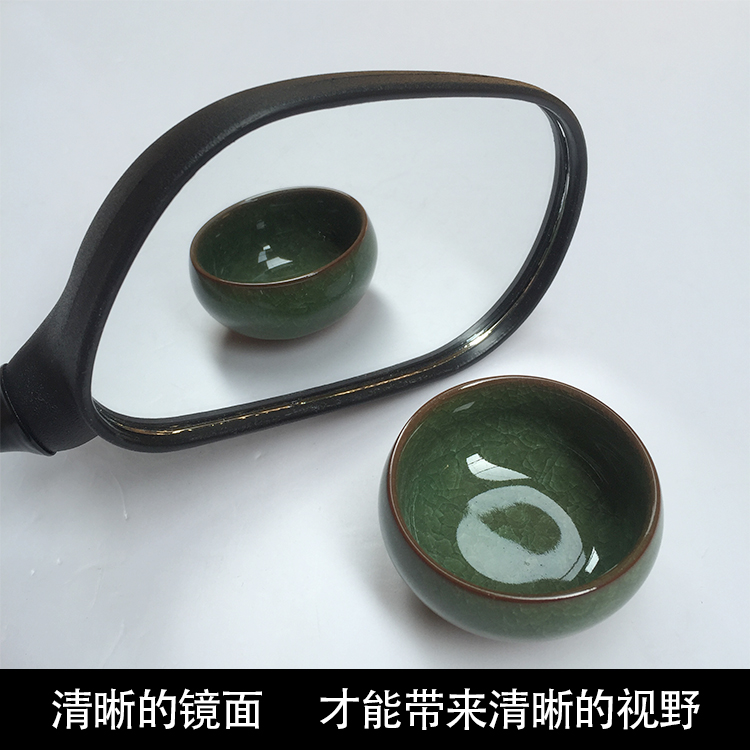 Gương xe máy Qingqi EN125-2A / 2E / 2F / 3A / bạc da báo HJ125-7E gương chiếu hậu gương thời trang xe wave
