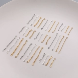 Медная цепь, китайская шпилька ручной работы, аксессуар, серьги, ожерелье, аксессуары, 14 карат, DIY