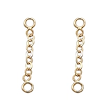 Медная цепь, китайская шпилька ручной работы, аксессуар, серьги, ожерелье, аксессуары, 14 карат, DIY