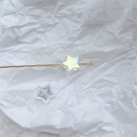 4# белые звезды 10 шт.