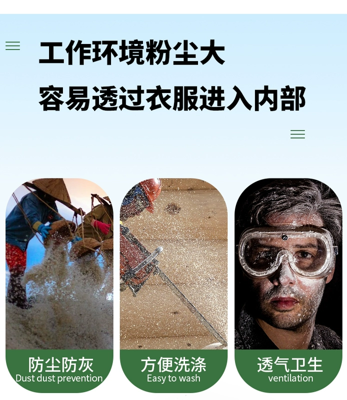 Quần áo chống tĩnh điện có mũ trùm đầu, áo chống tĩnh điện, quần áo bảo hộ thực phẩm chống bụi