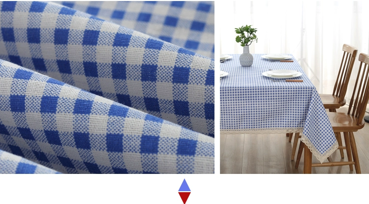 Bông và vải lanh khăn trải bàn vải vườn lưới bàn tròn vải nhỏ tươi hình chữ nhật bàn cà phê vải che Bắc Âu Nhật Bản bảng vải