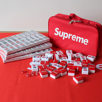 Custom-made household hand-rubbed mahjong small medium and large 42 44 personality and creative custom hand-play supreme mahjong