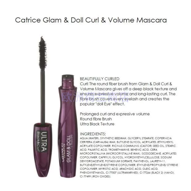 [Италия Catrice 4 Glam Doll Mascara кукольная тушь 4 варианта покупки]