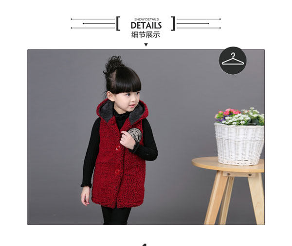 Gilet fille en laine - Ref 2071092 Image 23