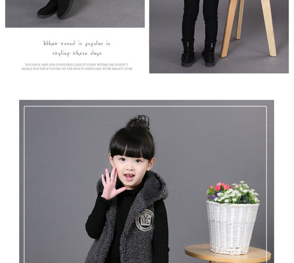 Gilet fille en laine - Ref 2071092 Image 15