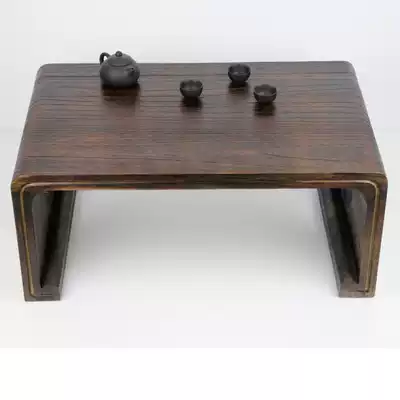 Antique solid wood tatami coffee table Balcony small table Low table Floor table Low table Kang table Chinese Sinology table