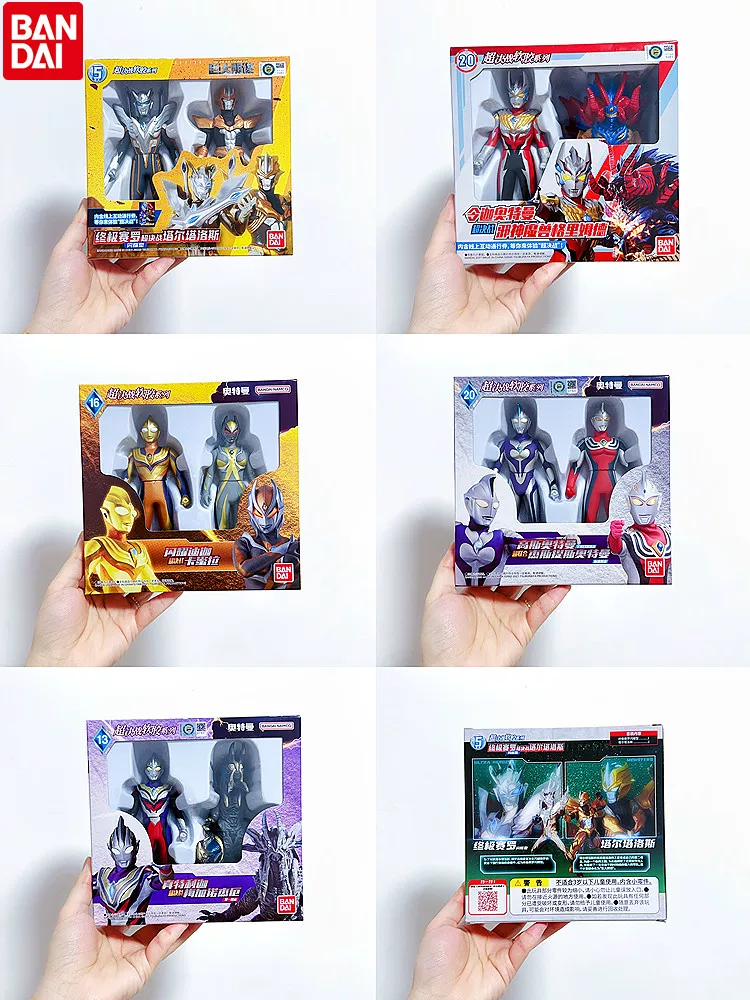 Bandai, Ультра, Ультрамэн Тига, монстр из мягкой резины, кукла, подарочная коробка, игрушка