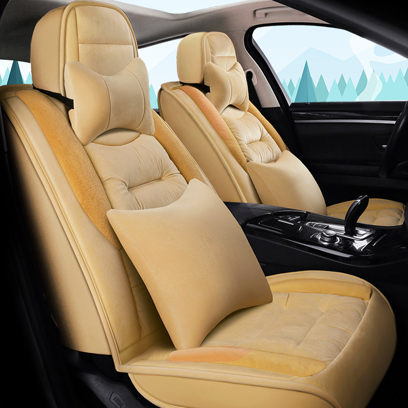 FAW-Fuchs Sagitar car seat cushion Magotan Bora special seat cover winter fully surrounded plush warm seat cover