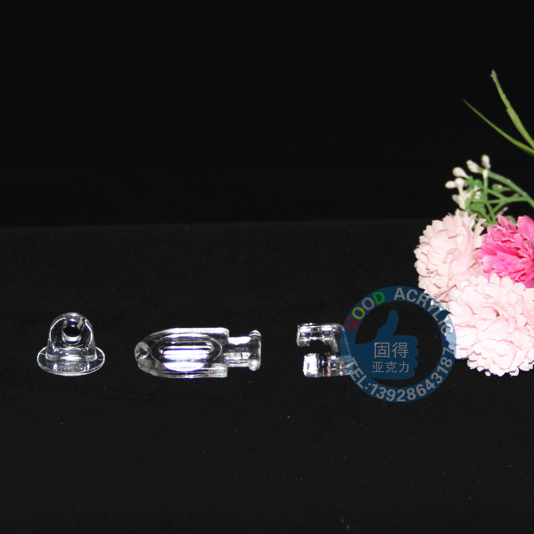 Three sets of acrylic lock transparent acrylic acrylic plastic PMMA latch