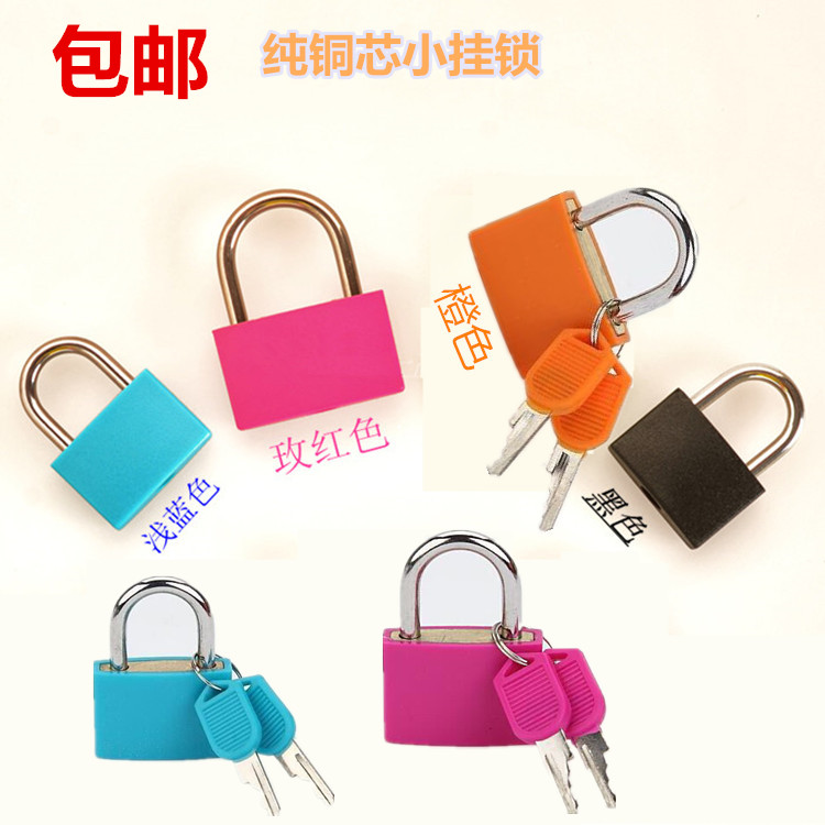 Full price door lock drawer padlock luggage lock student backpack lock letterbox storage box gift box lock