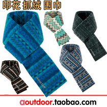 Japanese MONTBELL 1118156 men and women PRINT fleece scarf CP100 PRINT MUFFLER
